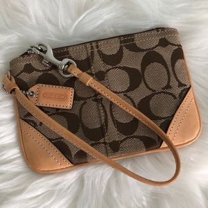 COACH Signature Wristlet